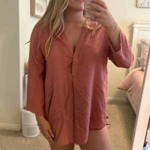 Lush Rose- Colored Tunic